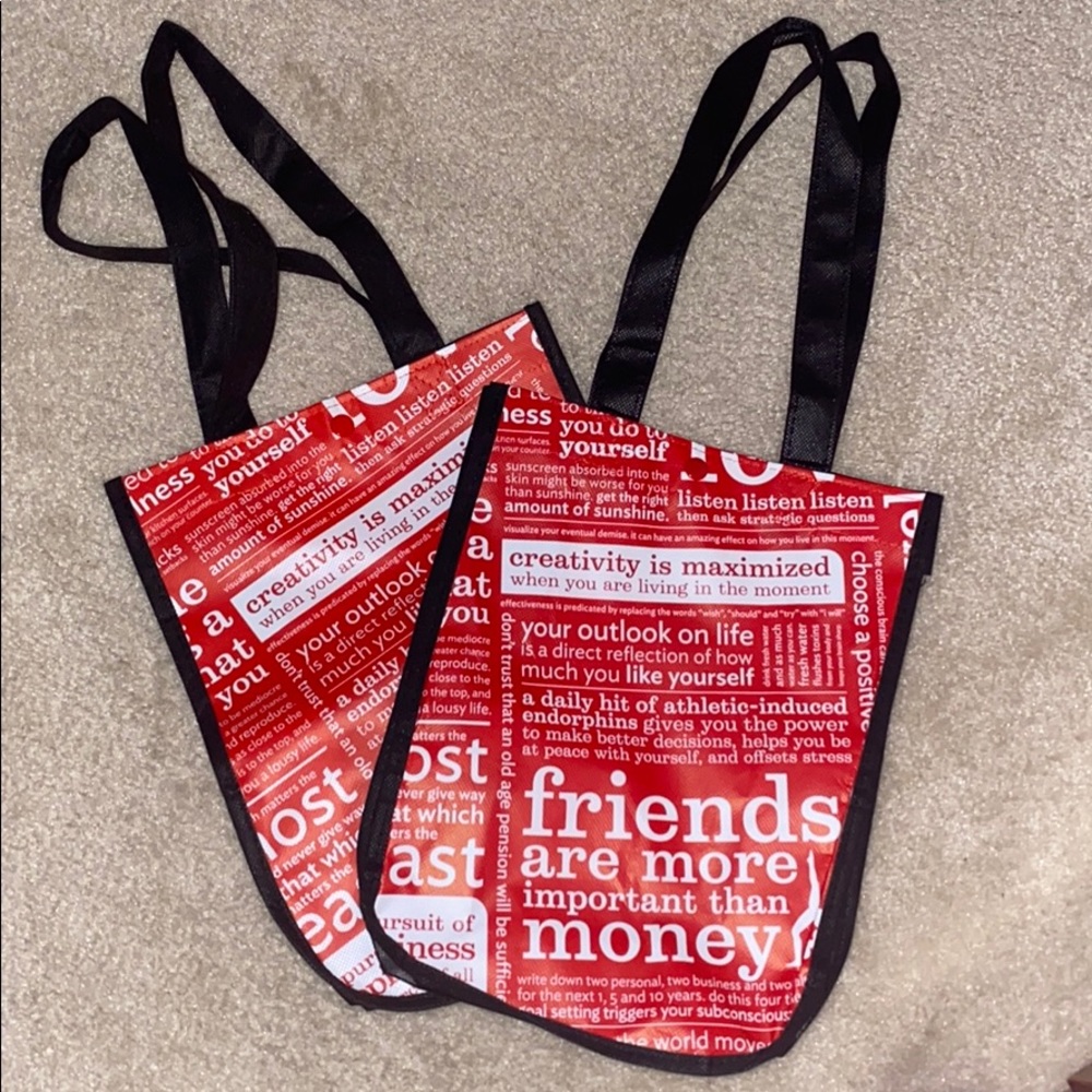 Set of two lululemon reusable bags